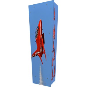 Freedom (Formation Flying) - Personalised Picture Coffin with Customised Design.